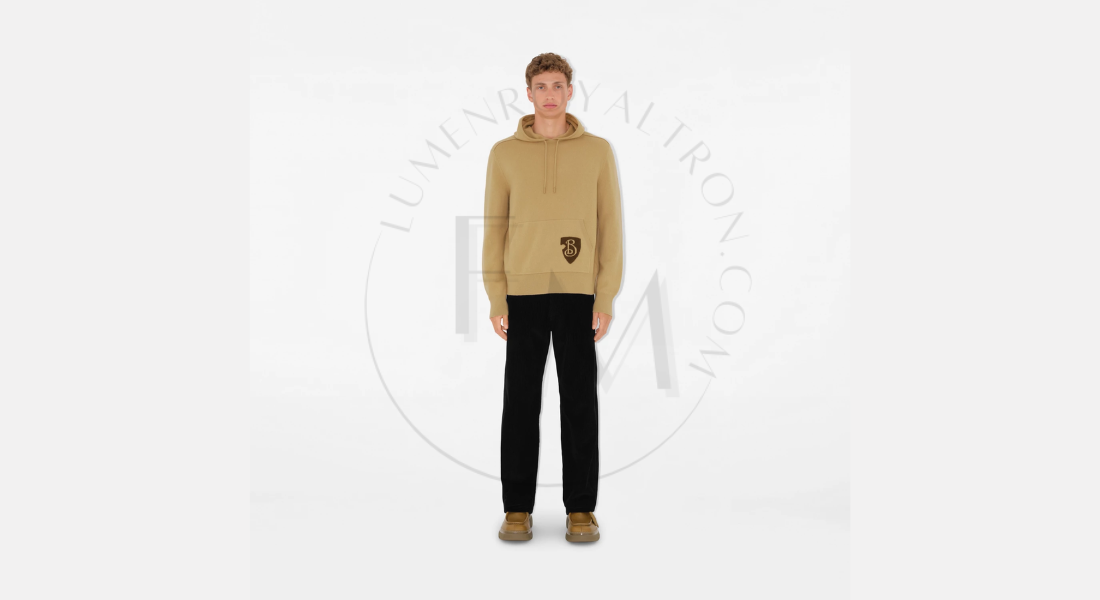 Burberry B Shield Wool Blend Hoodie