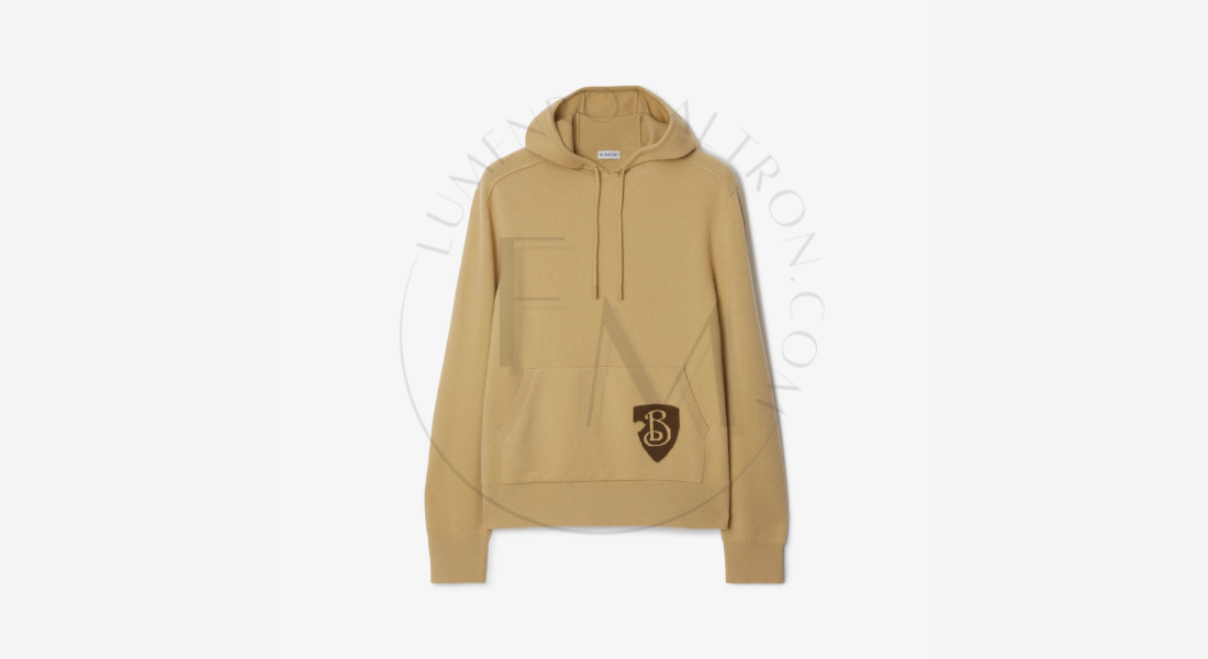 Burberry B Shield Wool Blend Hoodie